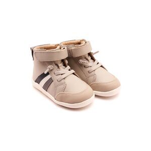 Old Soles High Sun Ray Leather Sneaker, Grey